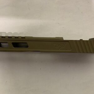Zaffiri Precision Glock 19 9mm RMR cut ported olive drab green slide new