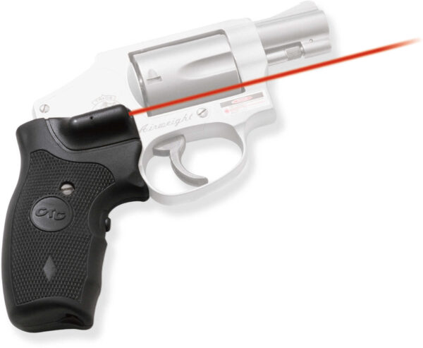 Crimson Trace Corporation Hi-Brite LaserGrip Fits S&W J Round Butt RubberWr