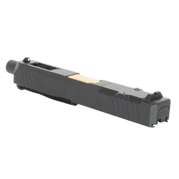 Assembled Complete Slide for Glock 19 Gen 3 - Gold Threaded Barrel - NEW - Image 4