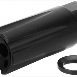 Tacfire mz1020 linear compensator black nitride steel with 1-2"-28 tpi t...