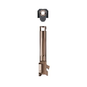 Radian Weapons Afterburner + Ramjet Barrel and Compensator 9mm Fits Glock Gen 3 G19, Bronze/Black